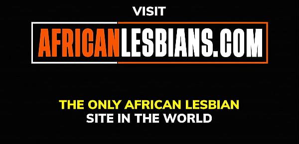 Tall African Amateur Lesbian Fingering the Thick Teen&039;s Wet Pussy